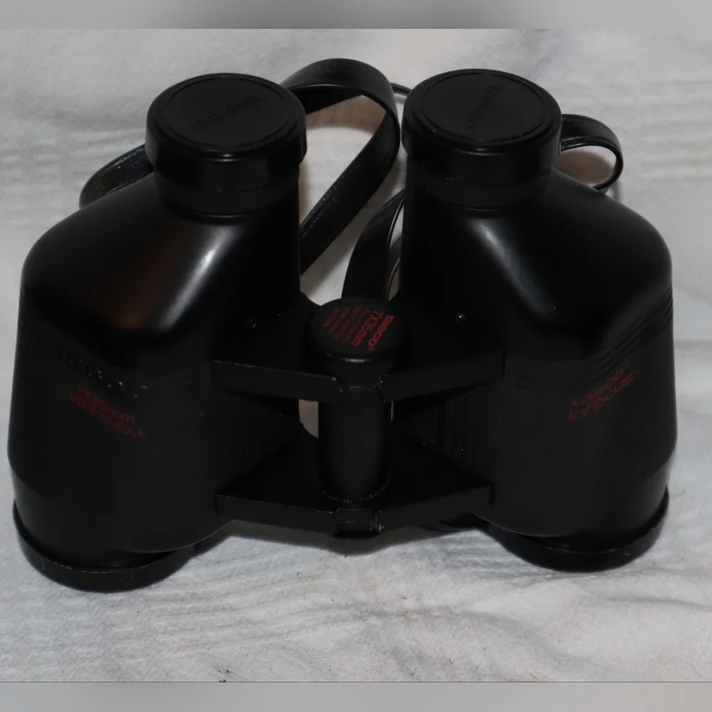 Vintage Black Binoculars - Classic 7x50 Optical Viewer
